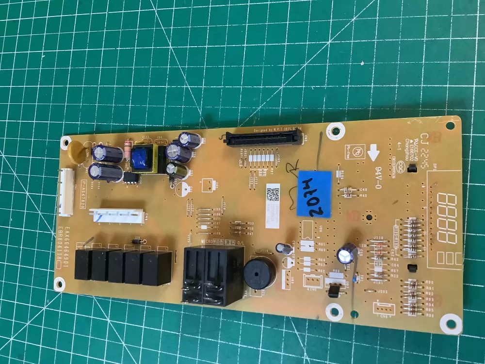 LG Kenmore EBR80411804 Microwave Control Board Panel AZ220562 | NR2074