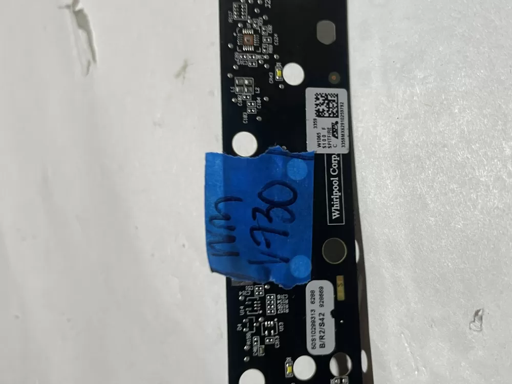 Whirlpool W10653359 Dishwasher UI Display Control Board AZ138405 | Wmv739