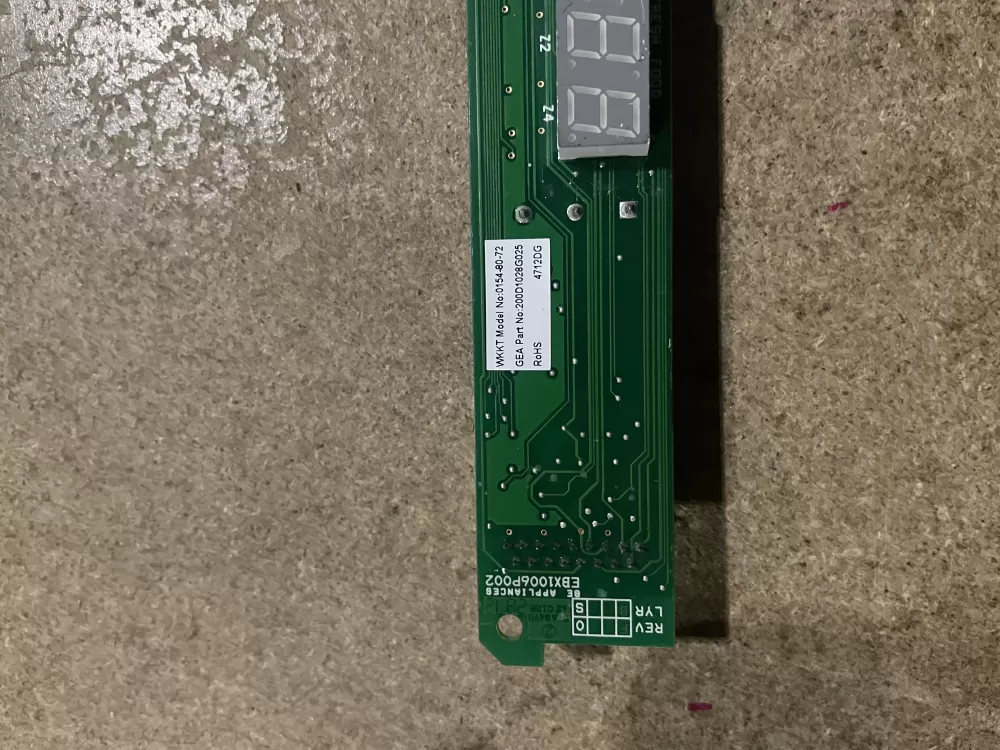 GE 200D1028G025 Refrigerator Control Board AZ27982 | KM194