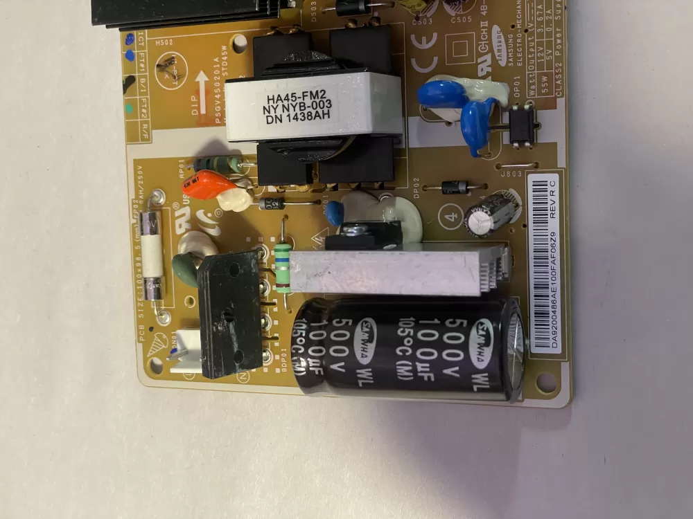 Samsung DA92 00486A Refrigerator Control Board AZ198278 | KM2733