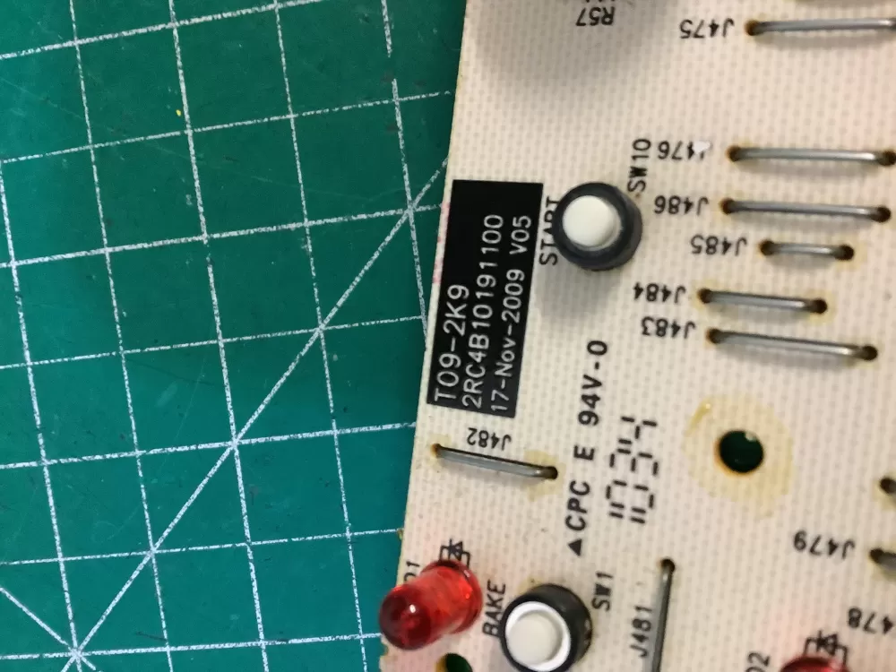 GE 2RC4B10191100 T09 2K9 Range Oven Control Board AZ213231 | NR99