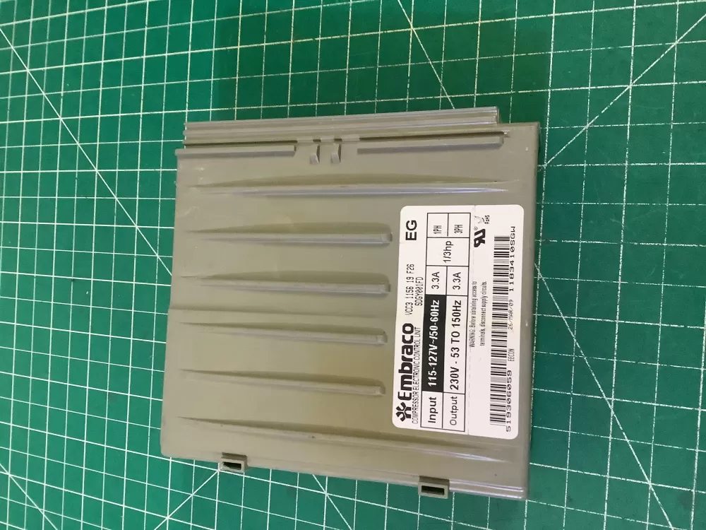 Kenmore  Whirlpool  KitchenAid  Maytag 519306059  W10893917  AP6030712  W10186719  W10285954  WPW10285954  4460593  PS11765768 Refrigerator Compressor Inverter Control