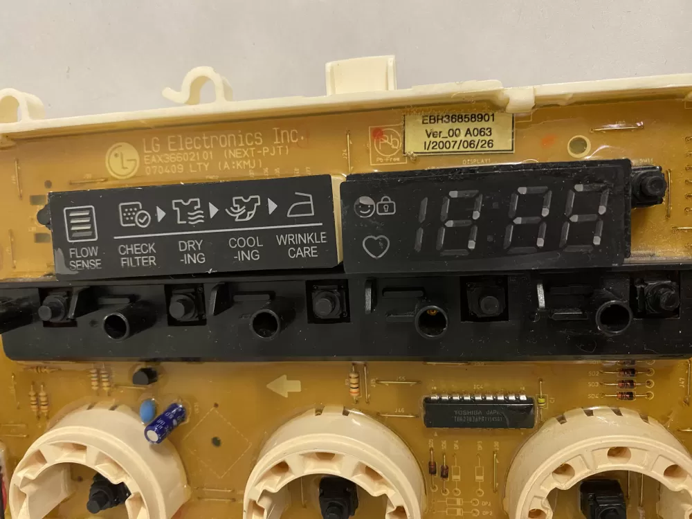 LG EBR36858901 EAX36602101 Dryer Control Board AZ188403 | BKV866