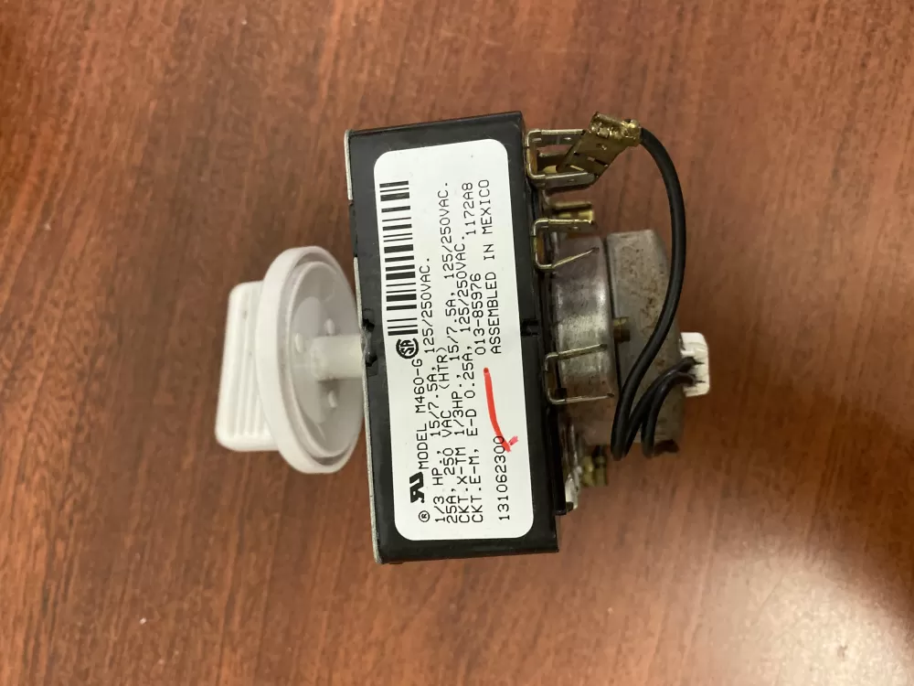 Frigidaire  Whirlpool  GE  Kenmore 131062300F Dryer Timer