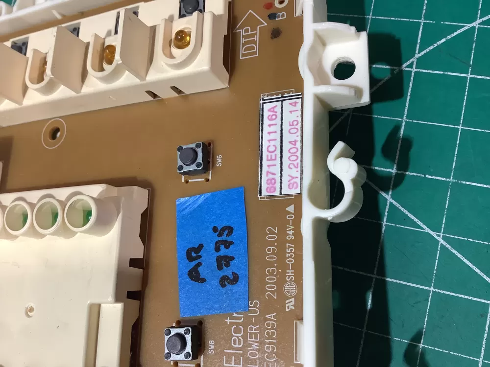 LG 6871EC1116A Washer Control Board AZ199121 | AR2775