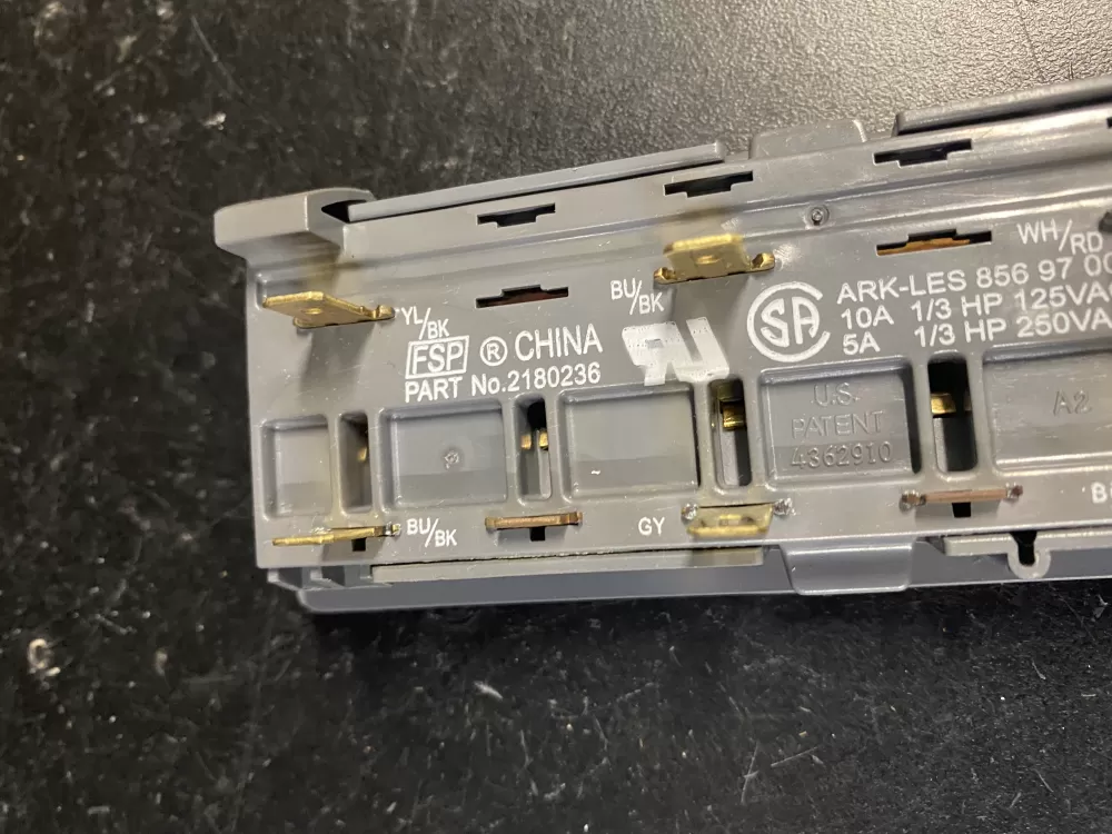 Whirlpool Maytag Kenmore Refrigerator Dispenser Switch AZ3834 | BK827