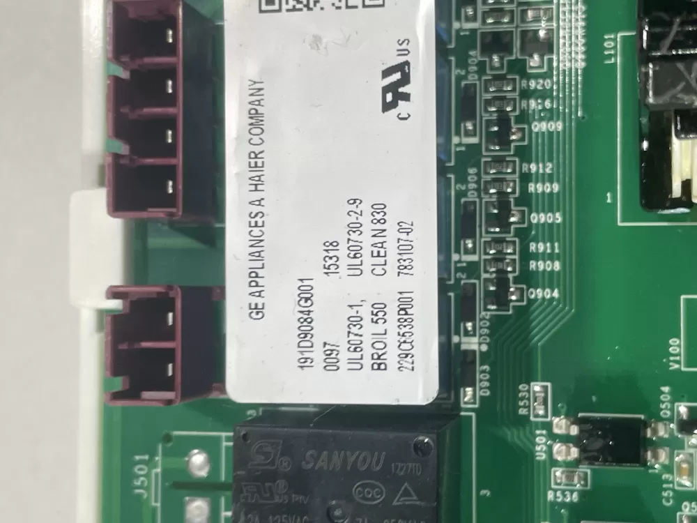 GE 191D9084G001 Range Control Board AZ169313 | Wmv760