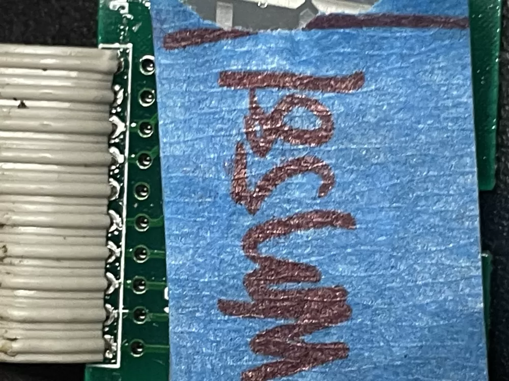 GE 165D6425P001 QDSM-584G Pilot REV00D Dishwasher 3 Digit Display  AZ12365 | 581