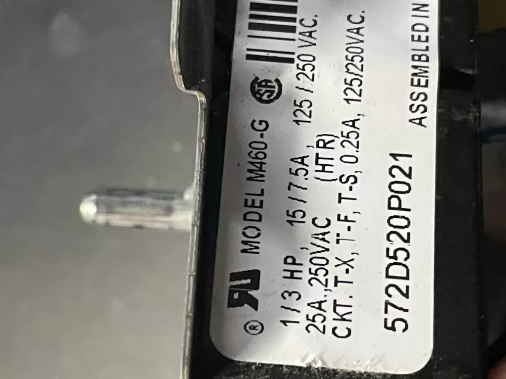 GE 572D520P021 WE4M271 Dryer Timer AZ5231 | WM1478