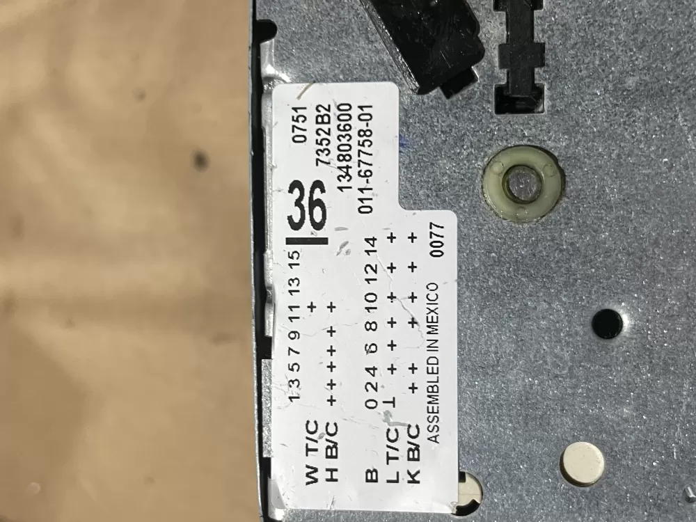 Frigidaire Crosley 134803600 AP3970173 Washer Timer Control AZ73467 | Wm1535