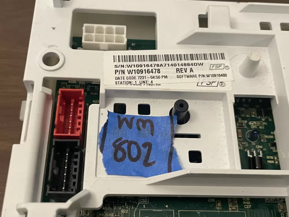 Whirlpool W10803586 W10841364 W10865064 Washer Control Board AZ99615 | Wm802