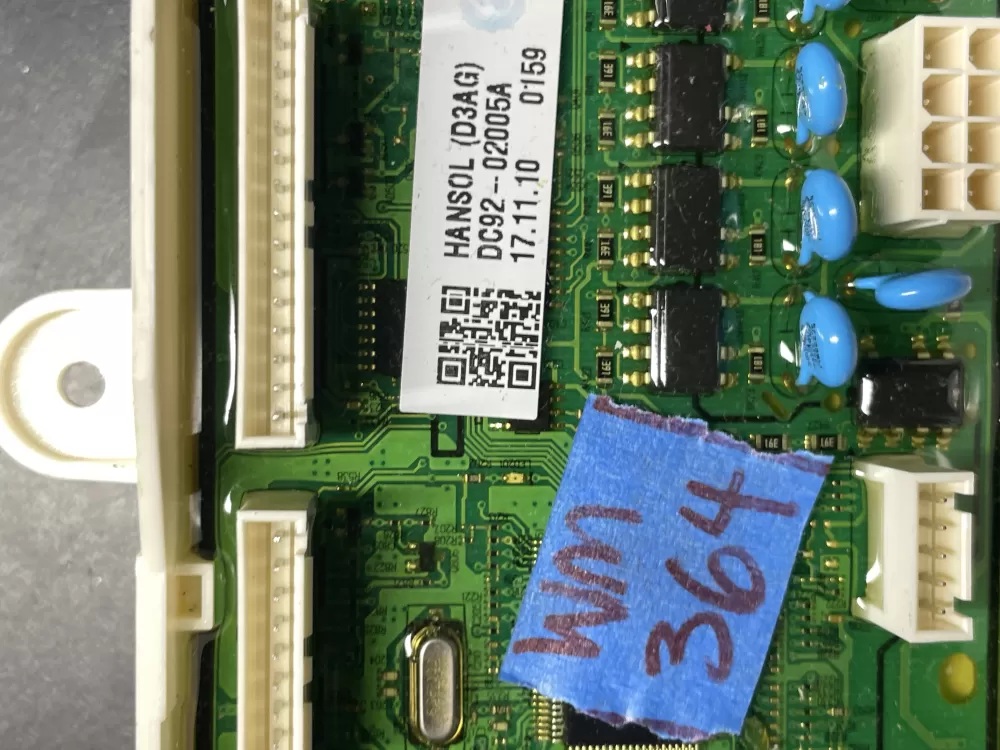 Samsung DC92 02001A AP6243666 DC92 02005A Washer Control Board AZ36987 | 364WM