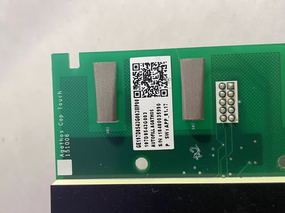 GE 197D8543G003 Wr55x30487 Refrigerator Control Board AZ195760 | Wm824