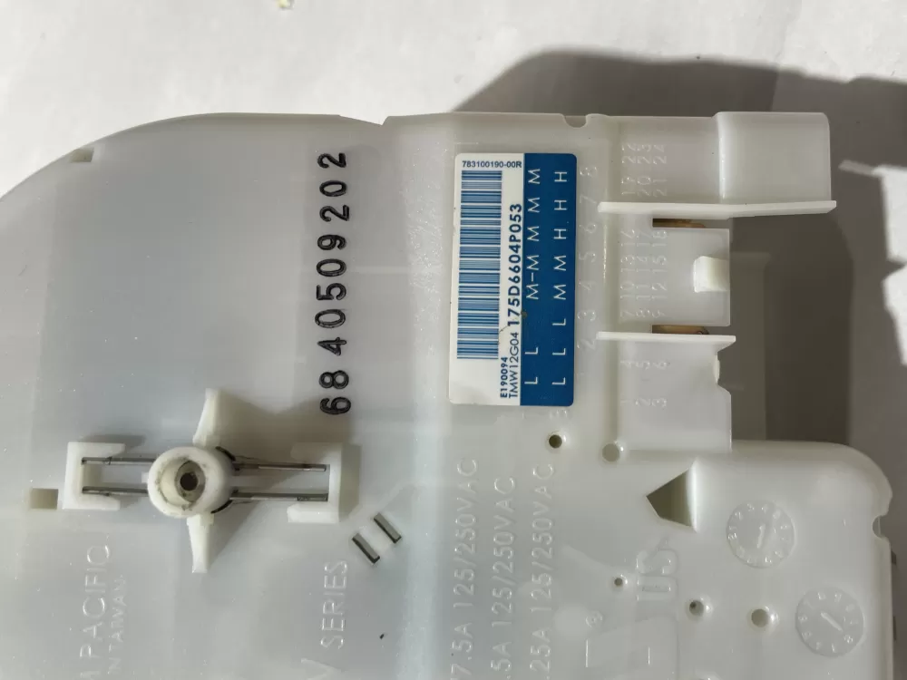 GE WH12X10527 175D6604P053 Washer Timer AZ199766 | Wm279