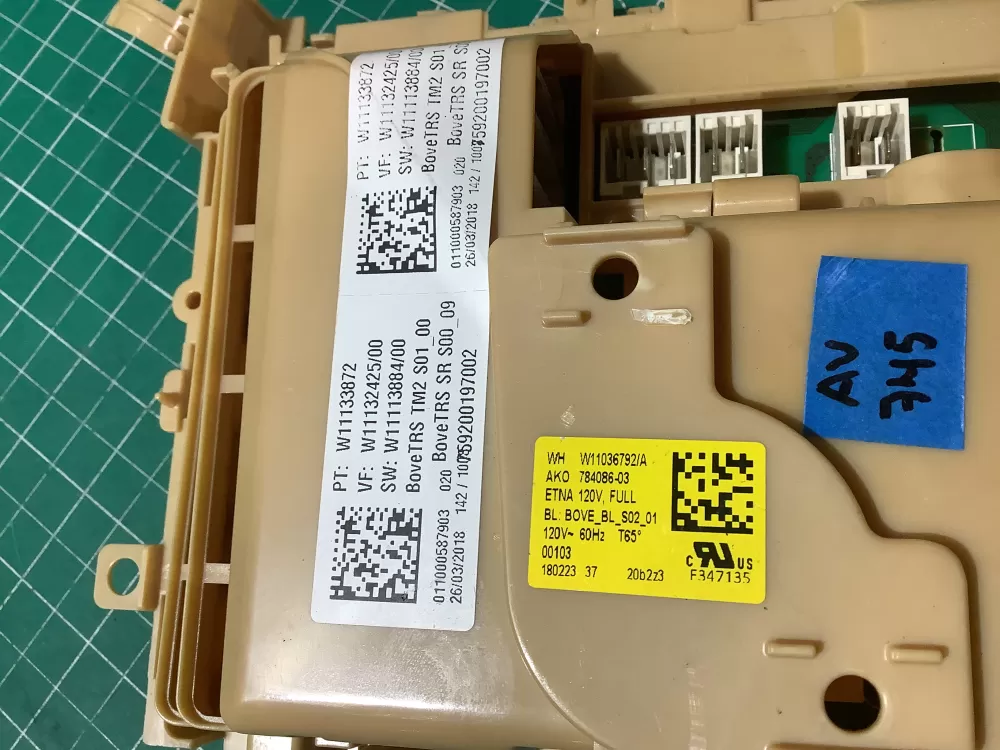 Whirlpool W11616491 Washer Main Control Board AZ188578 | AV745