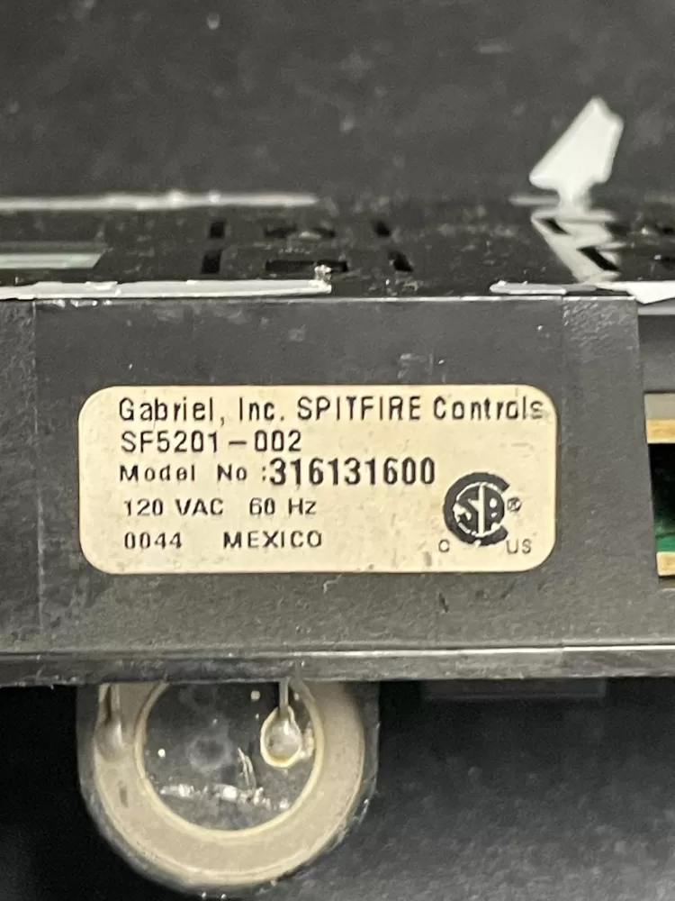 Frigidaire 316131600 SF5201 002 Range Control AZ13137 | 598
