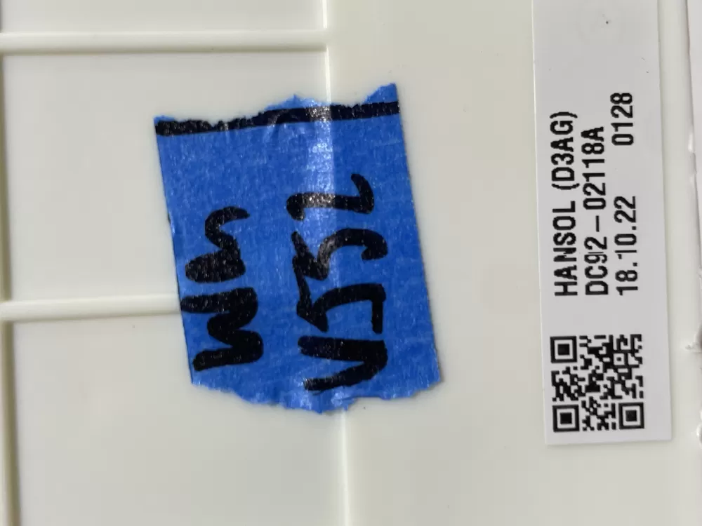 Samsung DC92 02118A Washer Control Board AZ142753 | Wmv552