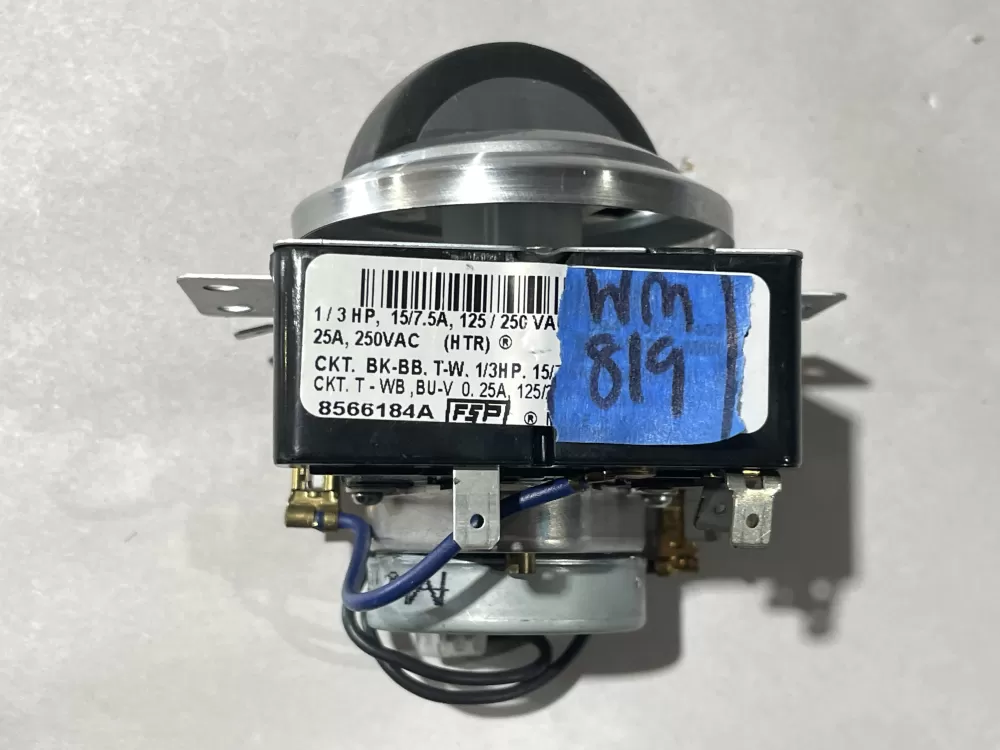 Whirlpool 8566184A 8566184 WP8566184 Dryer Timer AZ104739 | Wm819