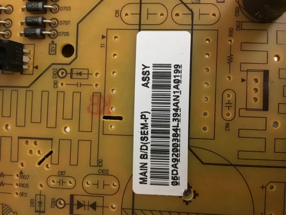 Samsung DA92 00384L DA9200384L Refrigerator Control Board AZ30955 | NR1660