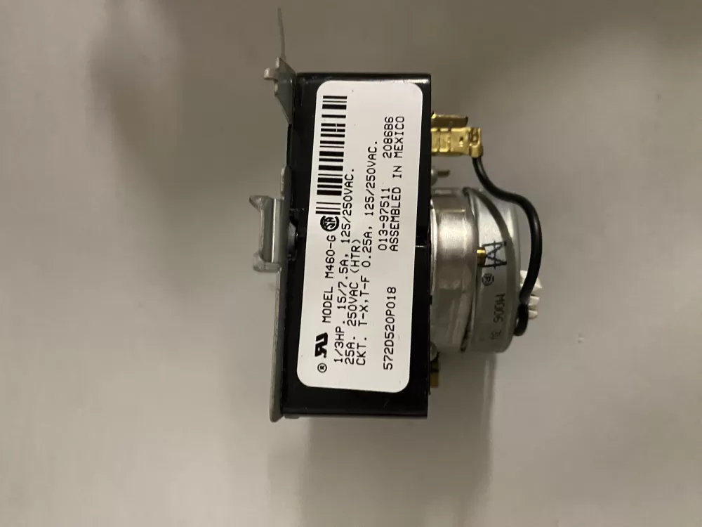 GE 572D520P018 M460-G 175D2308P009 WE4M188 Dryer Timer