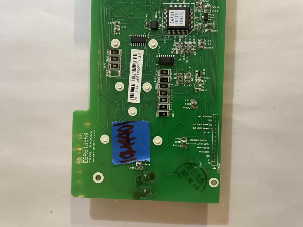 LG EBR61365902 Refrigerator Dispenser Display Control Board AZ166935 | KM440