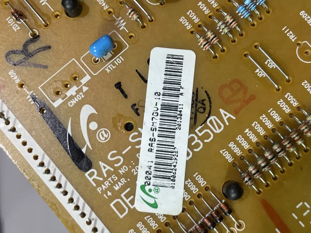 Samsung microwave control board RAS-SM7GV-10 AZ141808 | Wm995