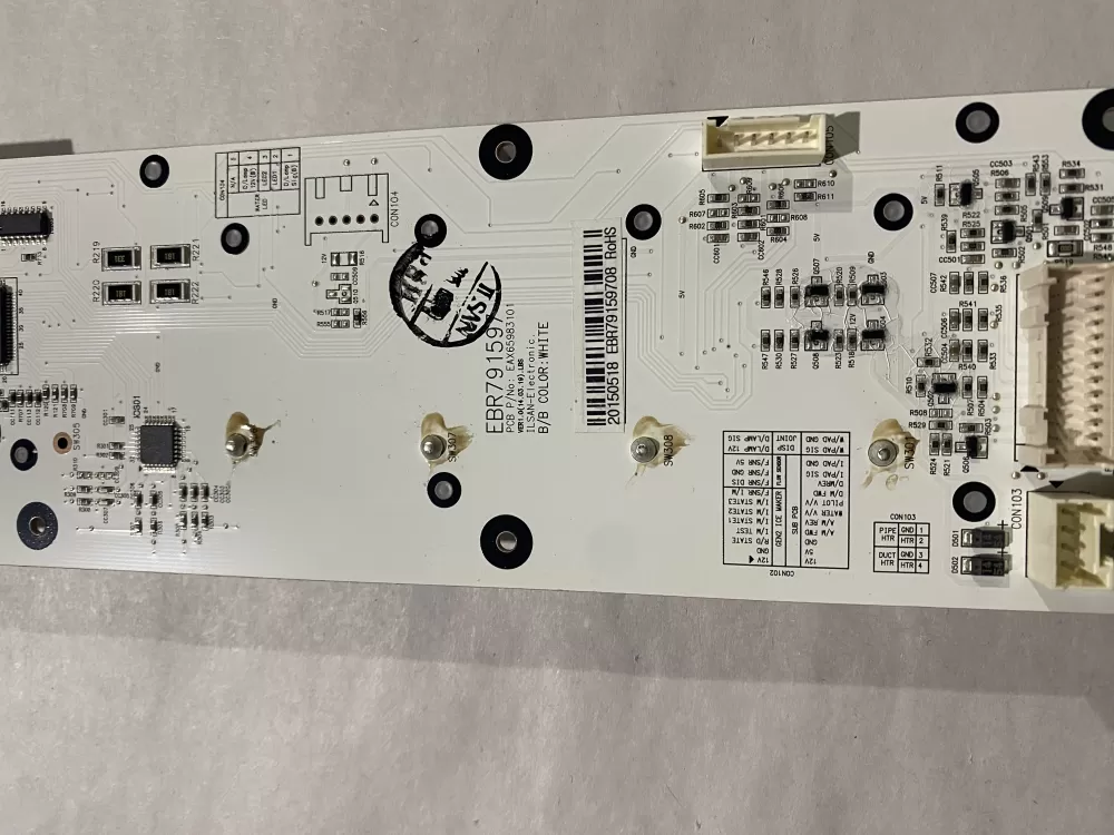 LG EBR79159708 Control Board Display AZ194472 | BK716