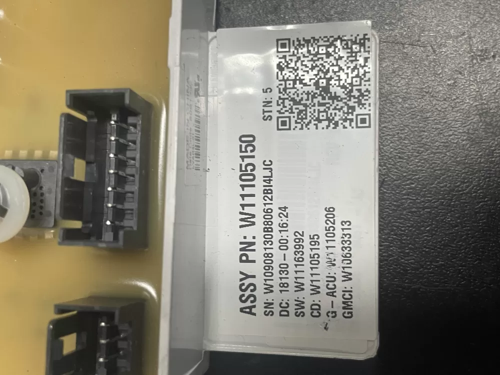 Whirlpool W11105150 W11182871 PS12348648 Washer Control Board AZ12938 | 1298