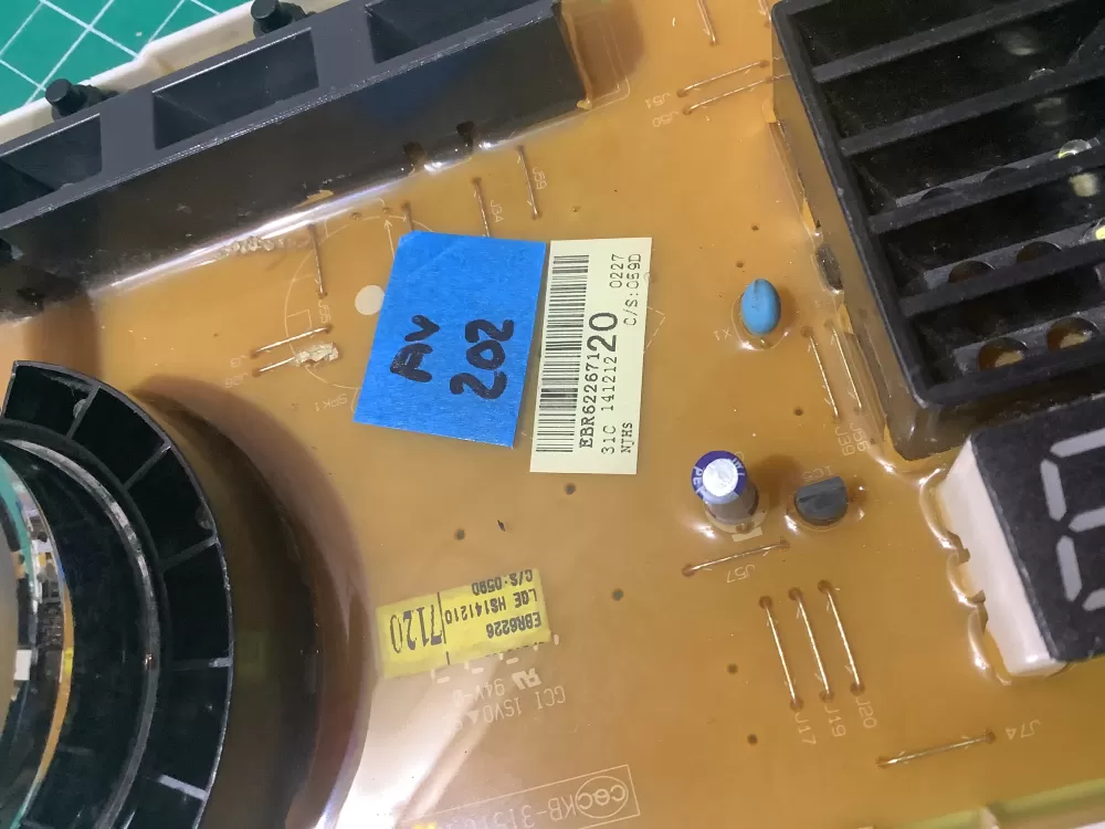 LG EBR62267120 Washer Control Board AZ188494 | AV202