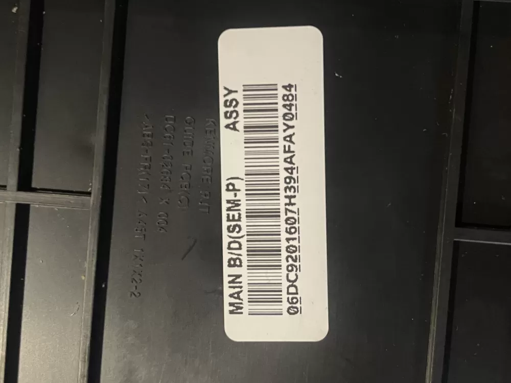 Samsung DC92-01607H Dryer Control Board AZ25055 | WMV287