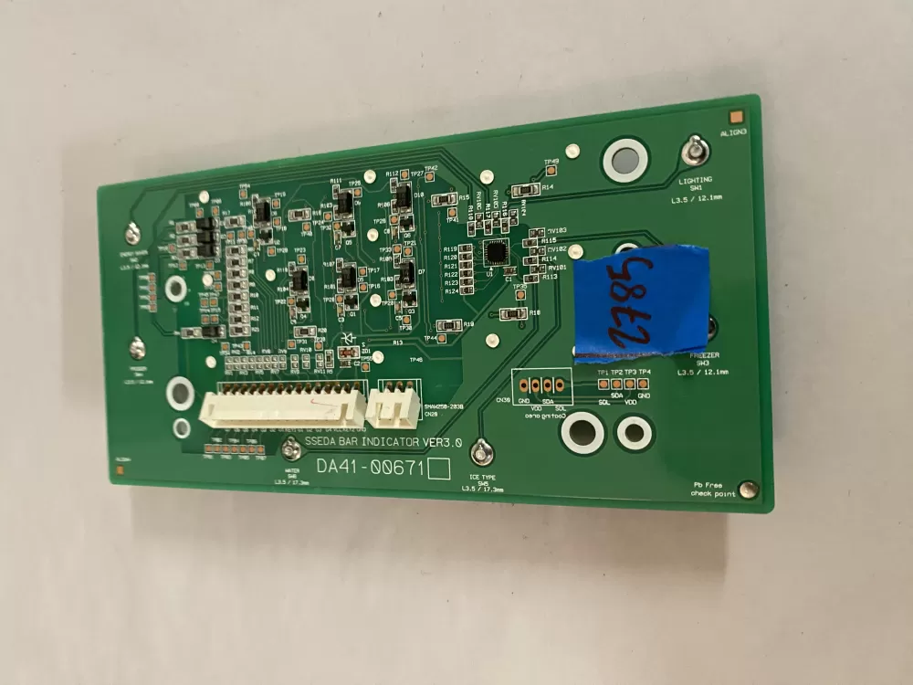 Samsung DA41-00671 Refrigerator Control Board AZ199417 | BK2785