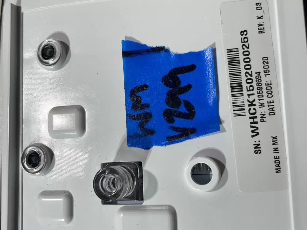 Whirlpool W10596694 W10870765 W11175821 Washer Control Panel AZ148486 | Wmv299