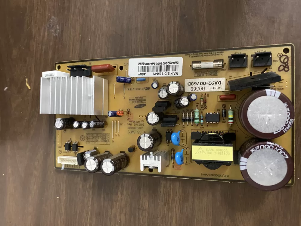 Samsung DA92-00768D Refrigerator Control Board Inverter