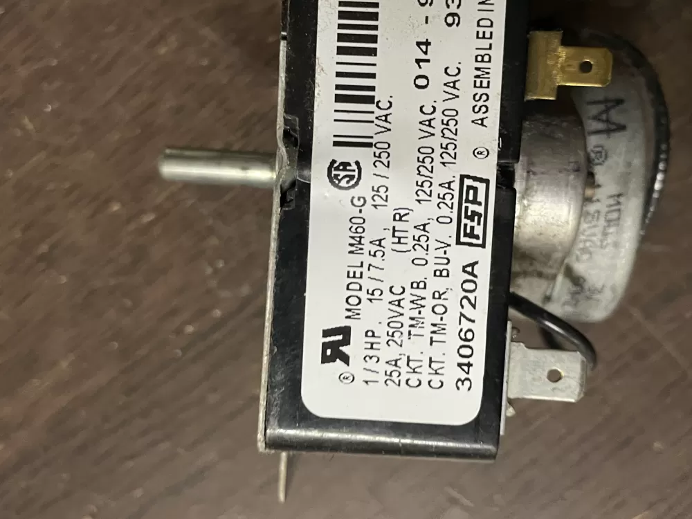 Whirlpool 3406720A PD00055932 3406720 529119 Dryer Timer AZ45900 | Wm1771