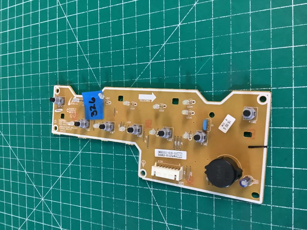 Samsung DD82 01248A Dishwasher Control Board AZ225368 | NR326