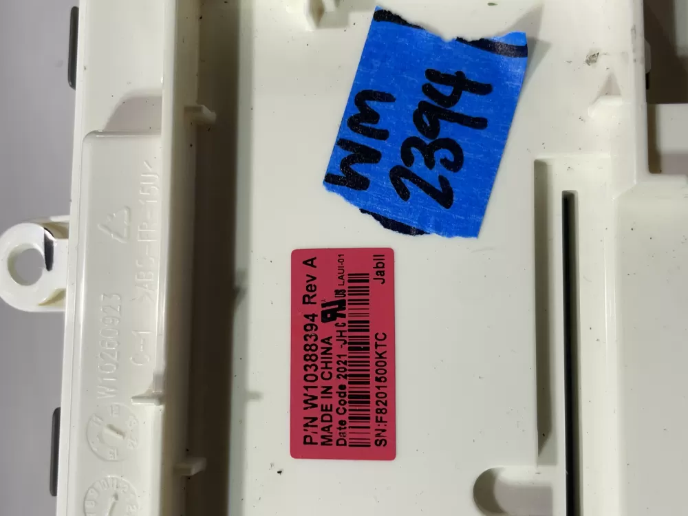 Whirlpool Maytag W10388394 Washer Control Board AZ142359 | Wm2394