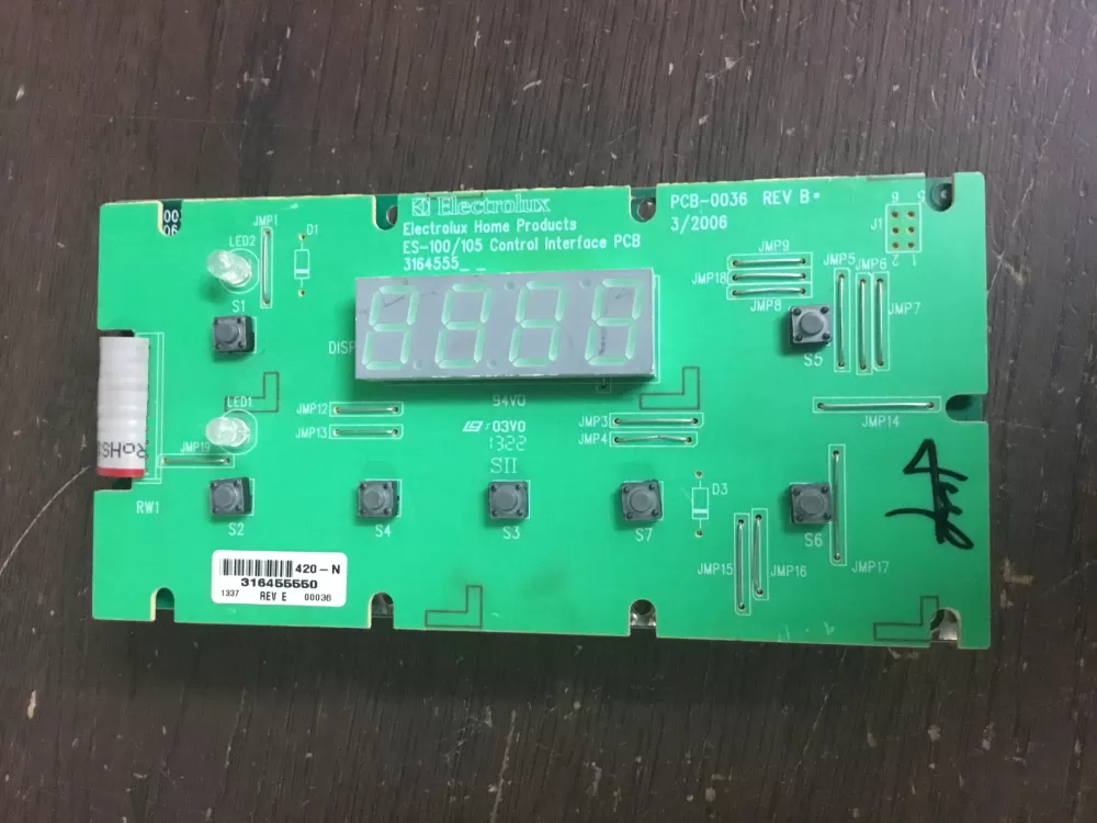 Frigidaire 316455550 Oven Control Board