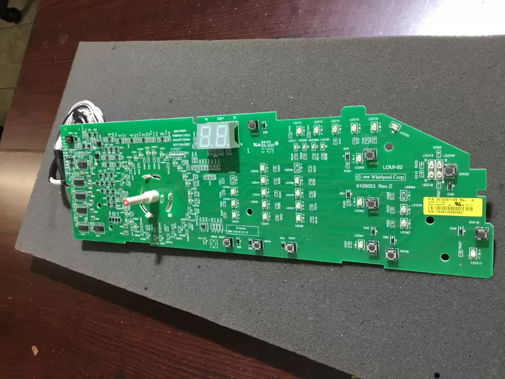 Whirlpool W10051149 WPW10051149 PS11748073 Washer Control Board