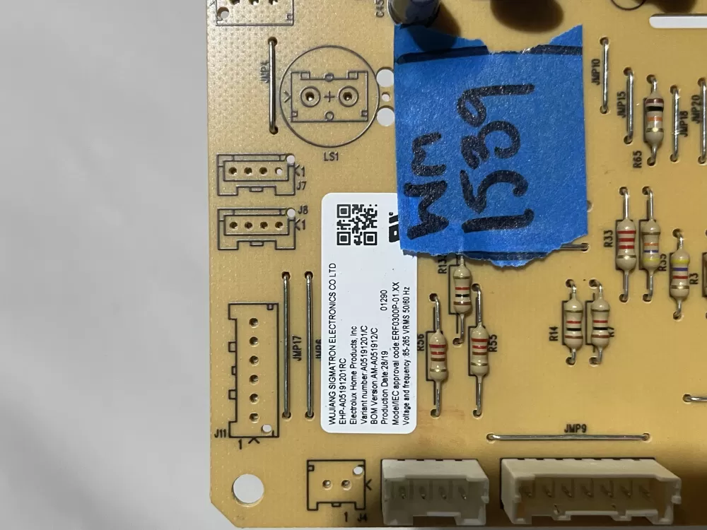 Frigidaire A05191201/E Refrigerator Control Board AZ188705 | Wm1539
