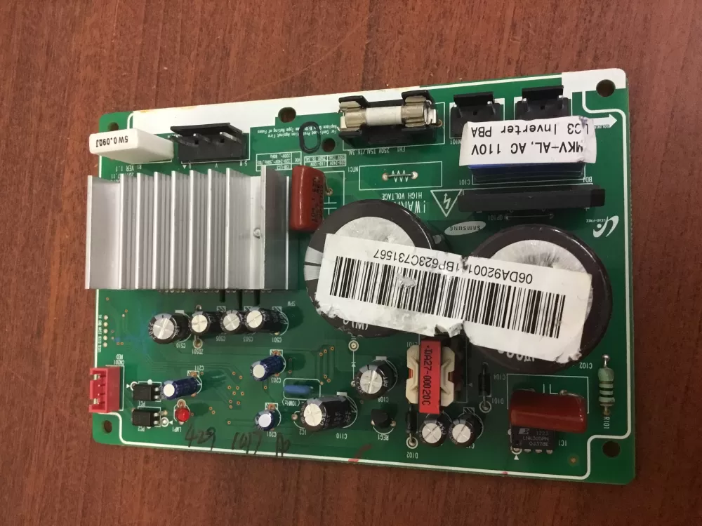 Samsung DA92-00111B Refrigerator Inverter Control Board AZ30589 | NR917