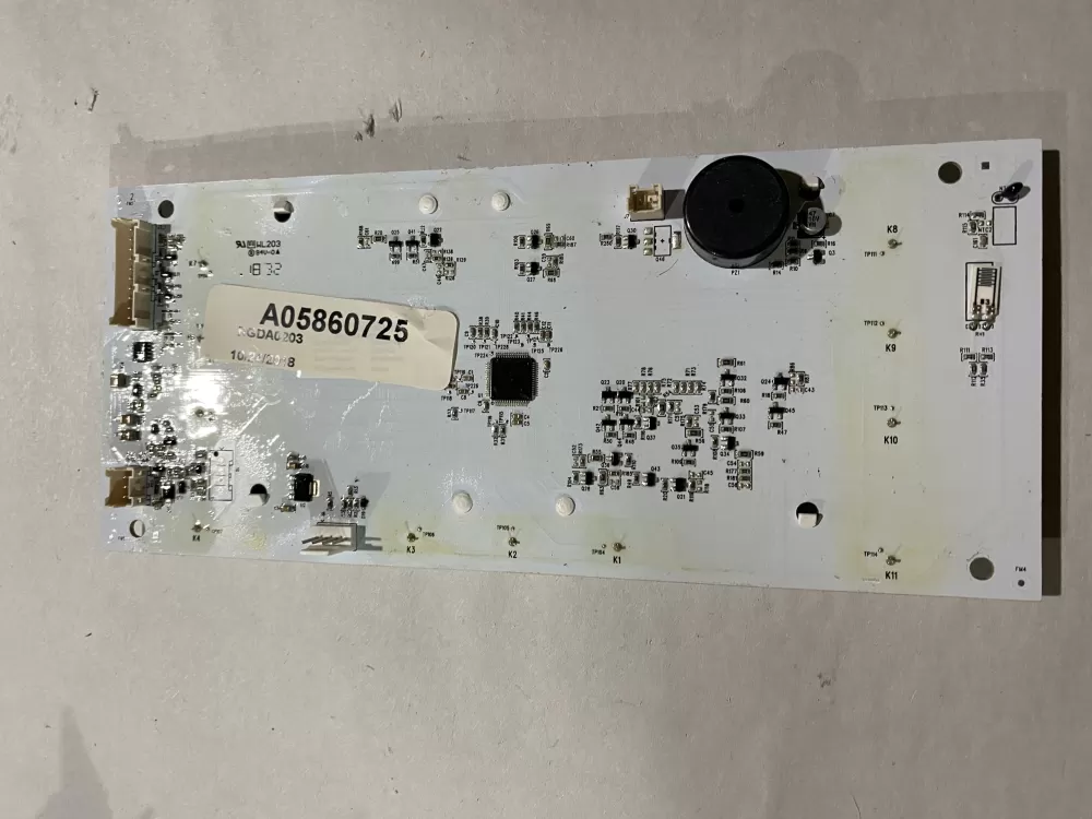 Electrolux A05860725 Refrigerator Dispenser Control Board AZ189899 | BK68