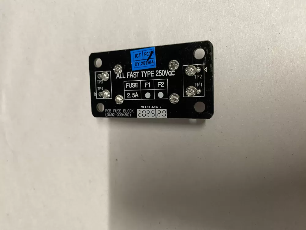 Samsung DA92-00945C Module pba fuse Block AZ205354 | BK632