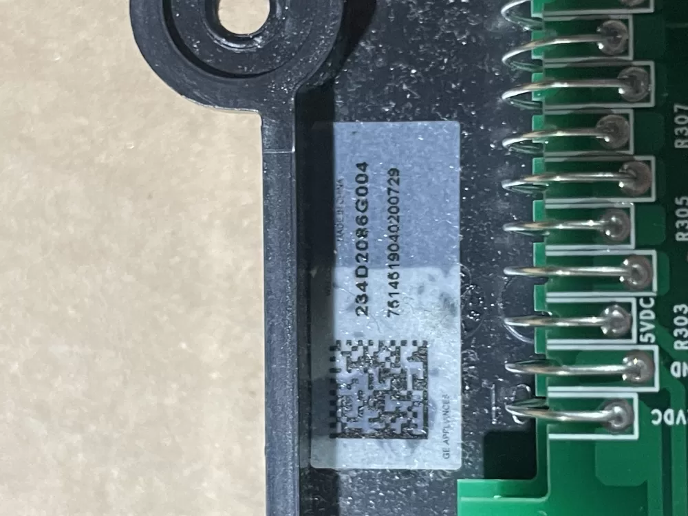 GE 234D2086G004 Dryer Control Board Interface AZ93790 | Wmv538