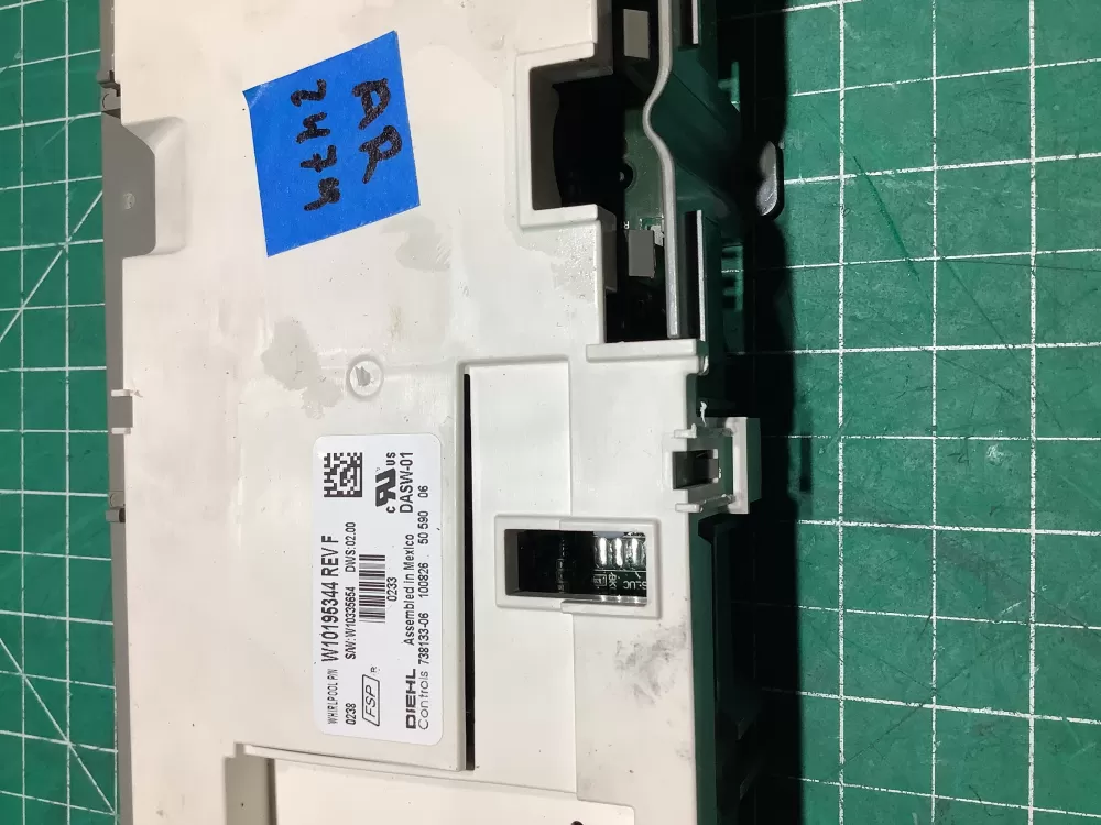 Kenmore W10195344 WPW10195344 Dishwasher Control Board AZ148419 | AR2479
