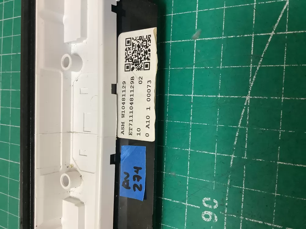 KitchenAid W10481129 Dishwasher Control Board Panel AZ226823 | ARV274
