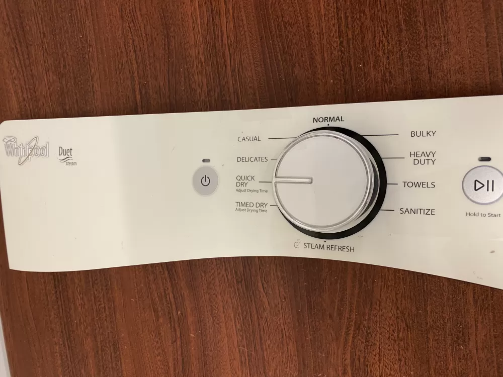 Whirlpool W10433148 W10750356 W10838287 PS11727966 Dryer Panel AZ53483 | BKV527