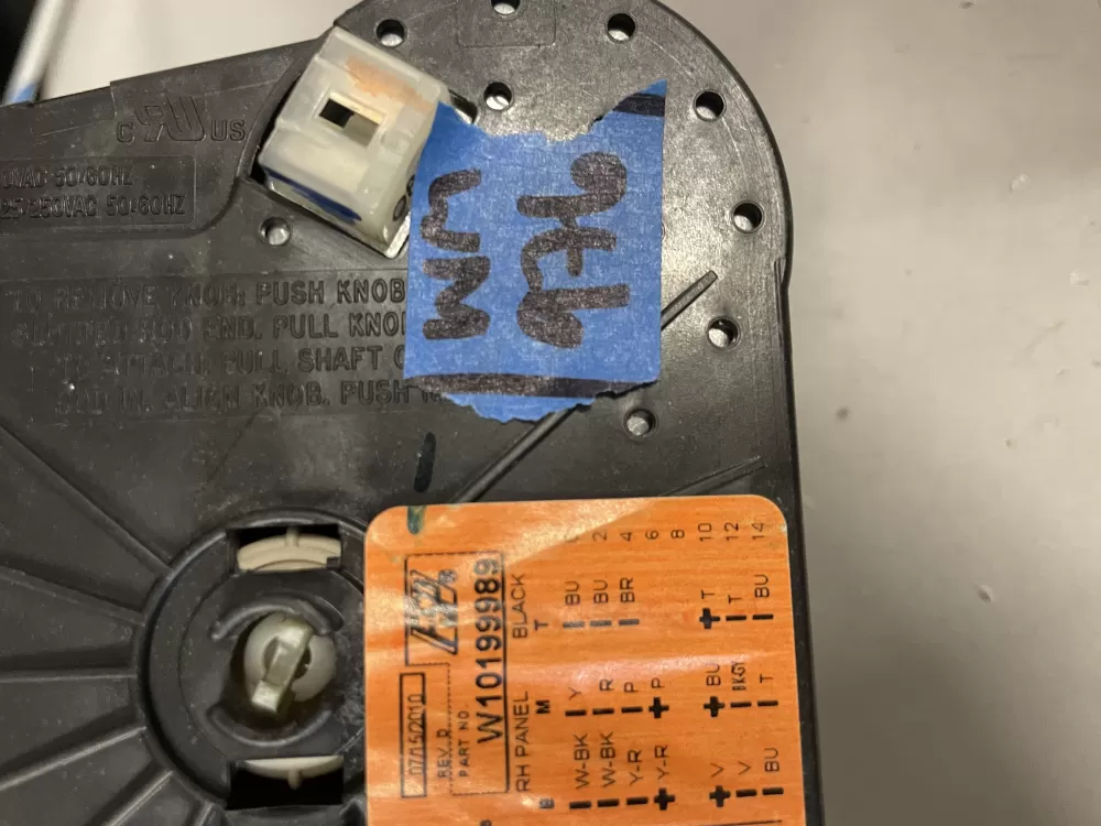 Whirlpool Admiral Roper Estate AP6016888 Washer Timer Control AZ216563 | Wm976