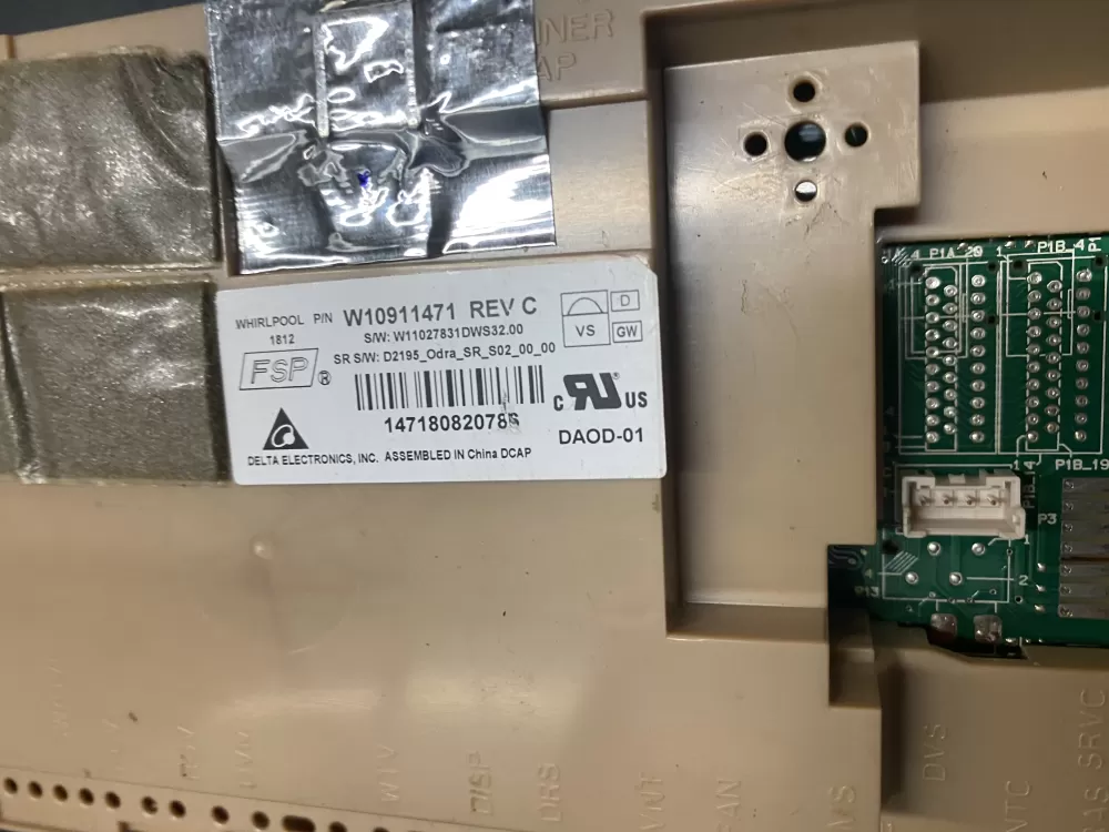 Whirlpool W10911471 W11120155 Dishwasher Control Board AZ14895 | BK1414