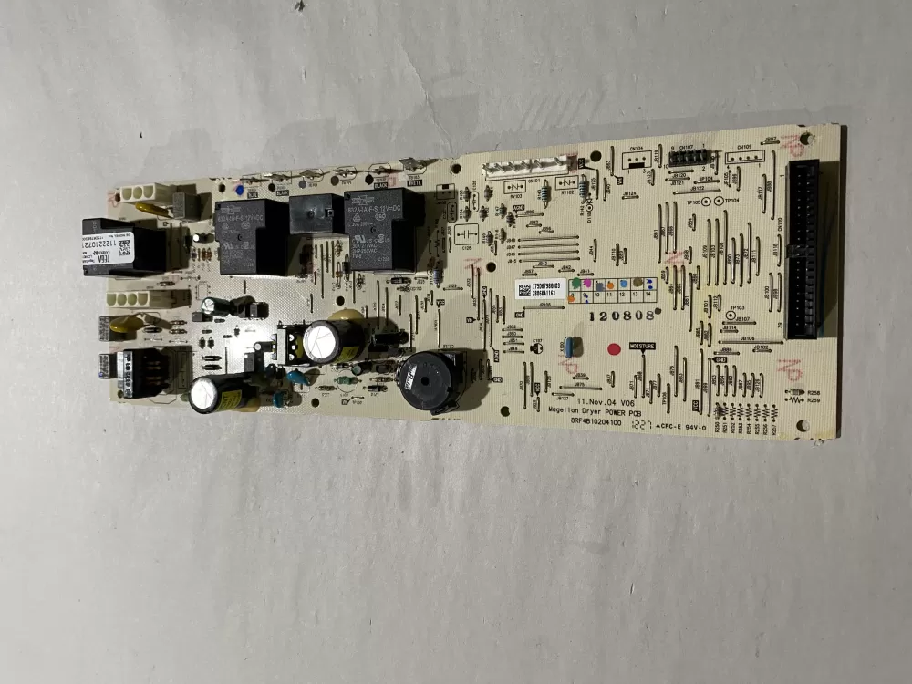 GE 175D6798G003 WE04M10008 3029211 Dryer Control Board AZ199724 | BK2789