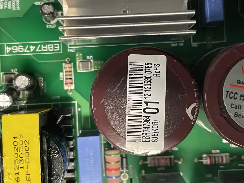 LG EBR74796401 Refrigerator Control Board AZ19715 | WM1129